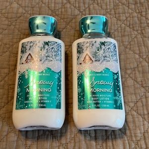 Bath and Body Works.. snowy morning